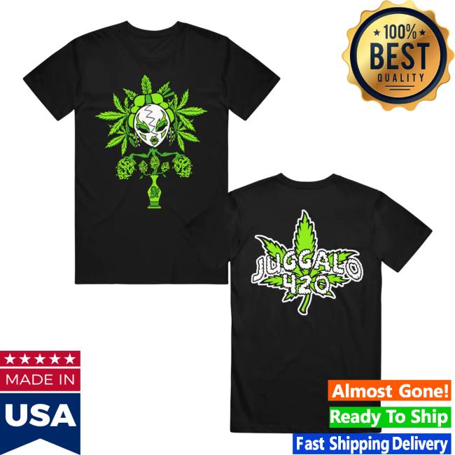 Official Icp Merch Clothing Store Insane Clown Posse Yum Yum Juggalo 420 Black Tee Shirt