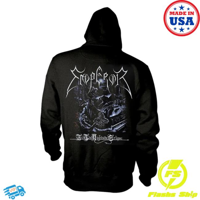 Official Night Shift Store Shop Emperor - In The Nightside Eclipse Zip Up Sweatshirt Hoodie Nightshift Merch