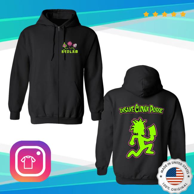 Official Icp Merch Clothing Store Insane Clown Posse Yum Yum Best Budz Black - Zip Up Pull Over Hoodie