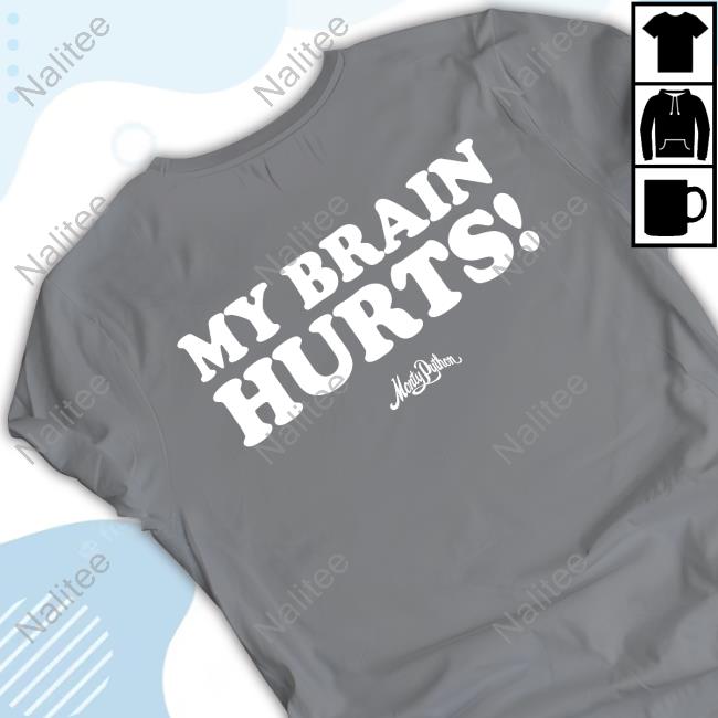 Official Monty Python Shop Gumby My Brain Hurts Hoodie